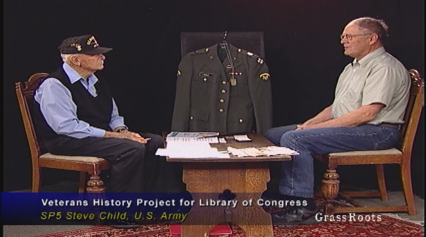 The Aspen Historical Society in association with the Library of Congress presents:  Roaring Fork Veterans' History Project - "SP5 Steve Child, U.S. Army"