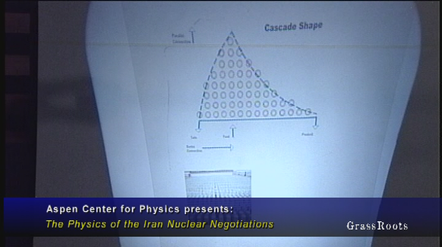 Thumbnail image for The Aspen Center for Physics presents: The Heinz Pagels Public Physics Lectures Summer 2015 - "The Physics of the Iran Nuclear Negotiations" featuring Jeremy Bernstein