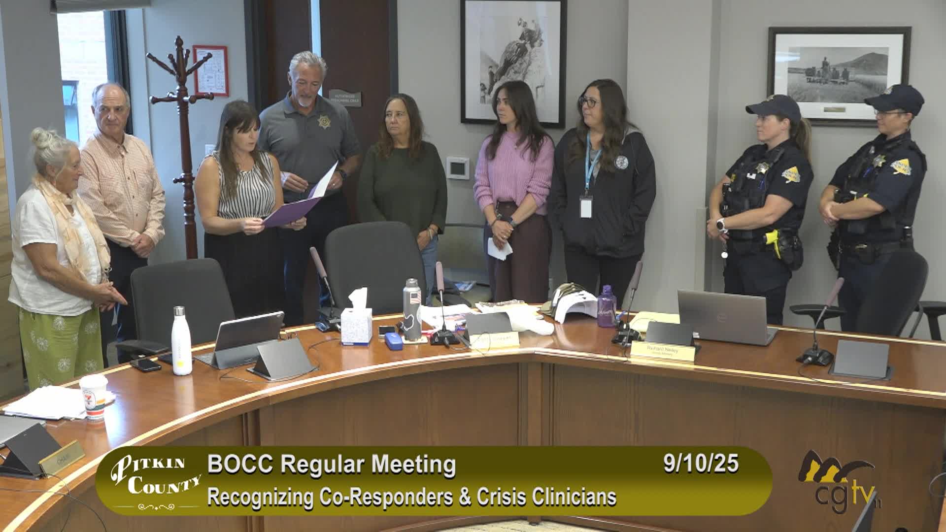 Pitkin County BoCC Regular Meeting 9/10/25
