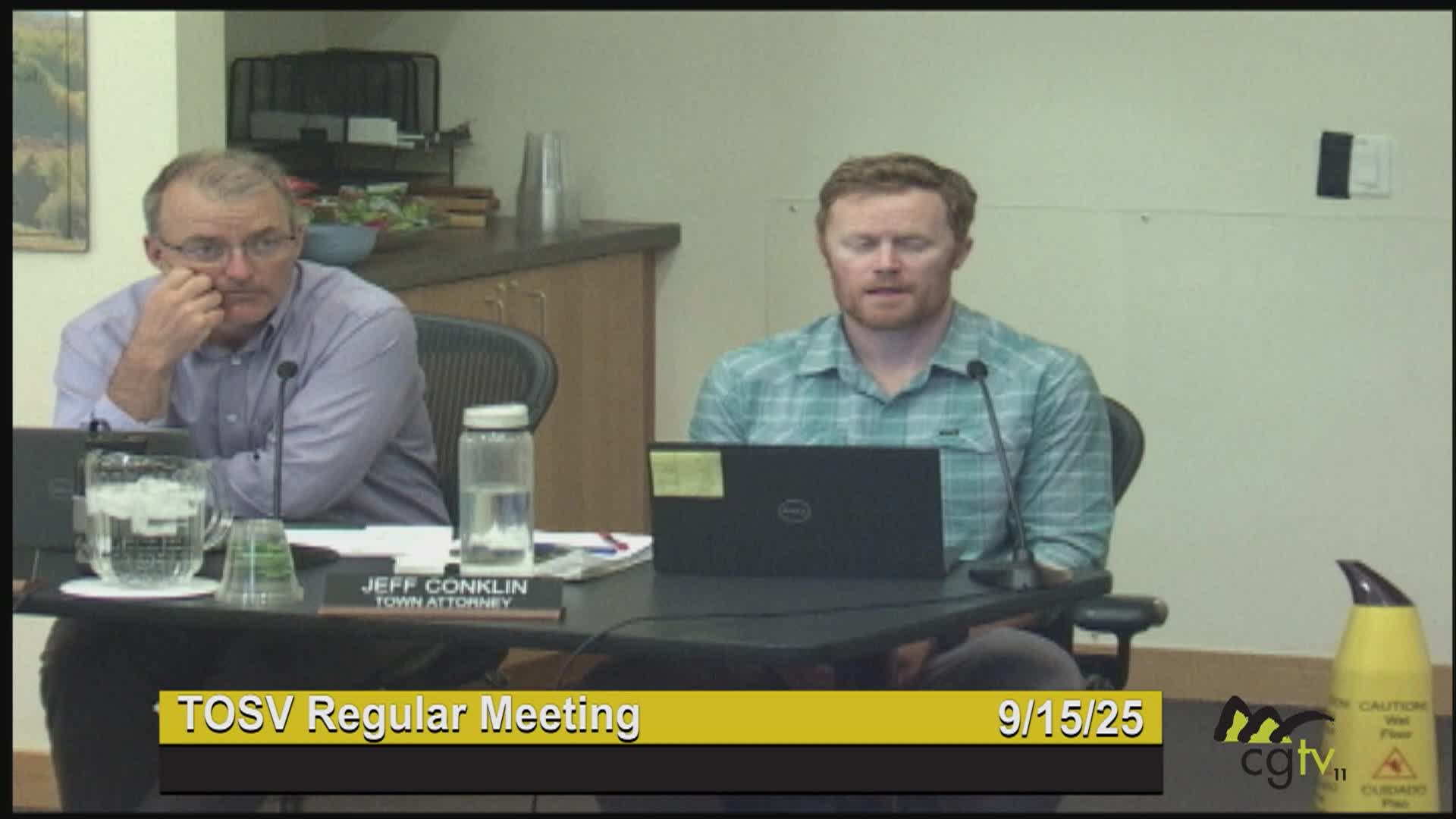 Town of Snowmass Village Regular Meeting 9/15/25