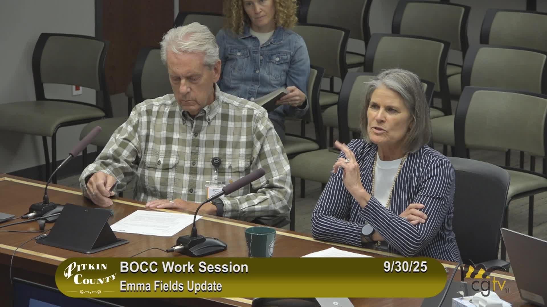 Pitkin County BoCC Work Session 9/30/25