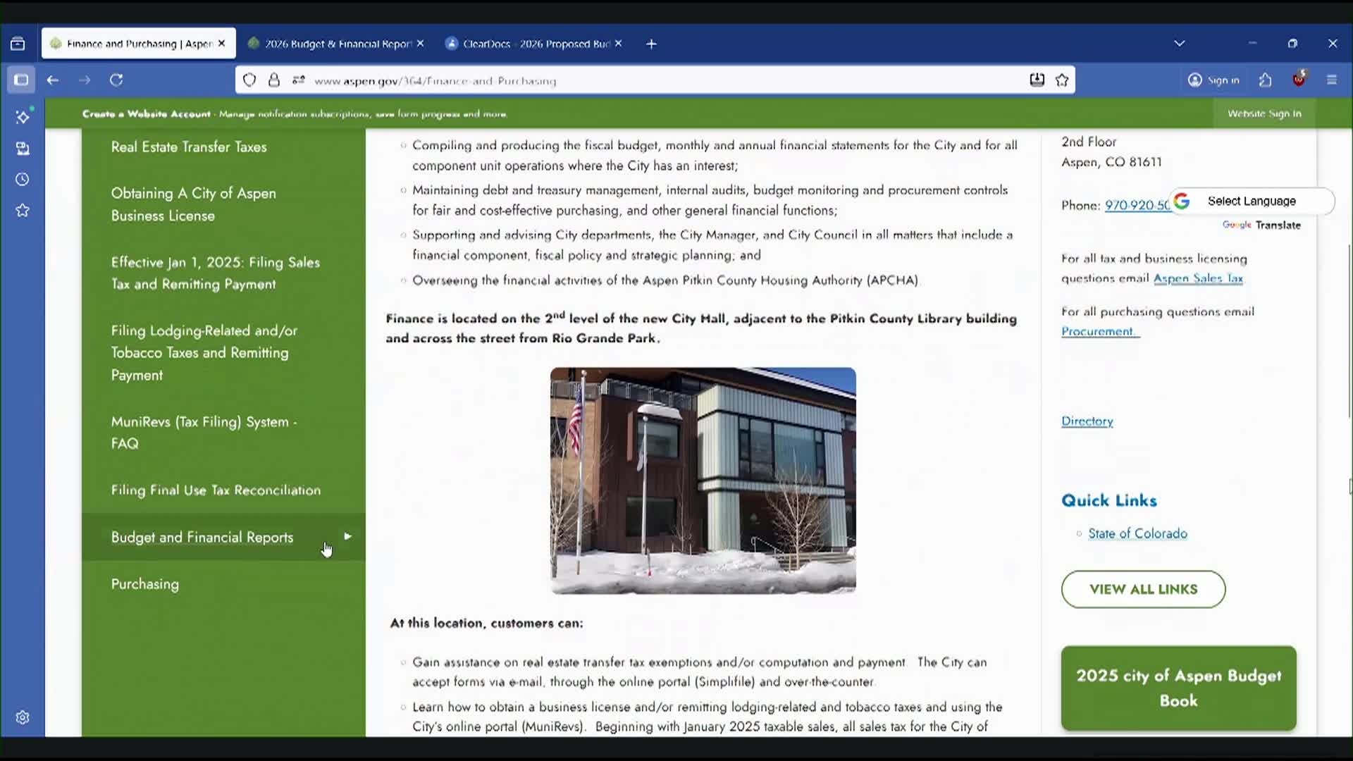 Aspen City Council Work Session 10/13/25