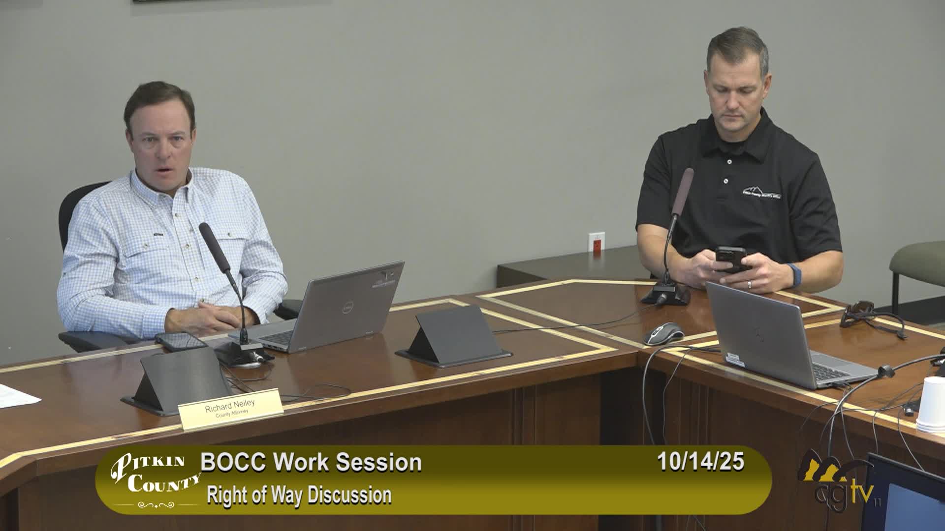 Pitkin County BoCC Work Session 10/14/25