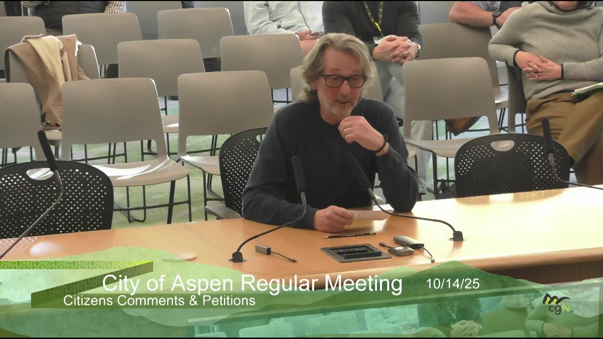 Aspen City Council Regular Meeting 10/14/25