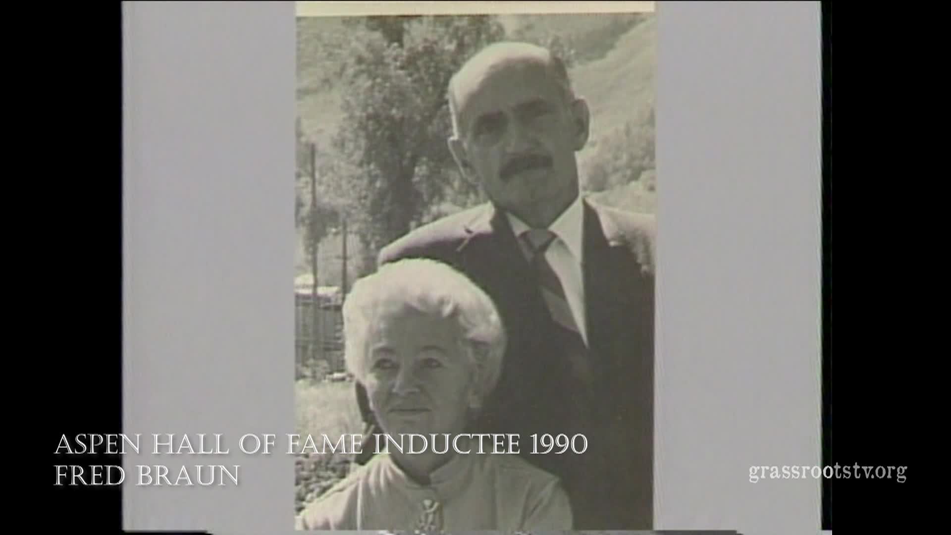 Aspen Hall of Fame 1990: Fred Braun