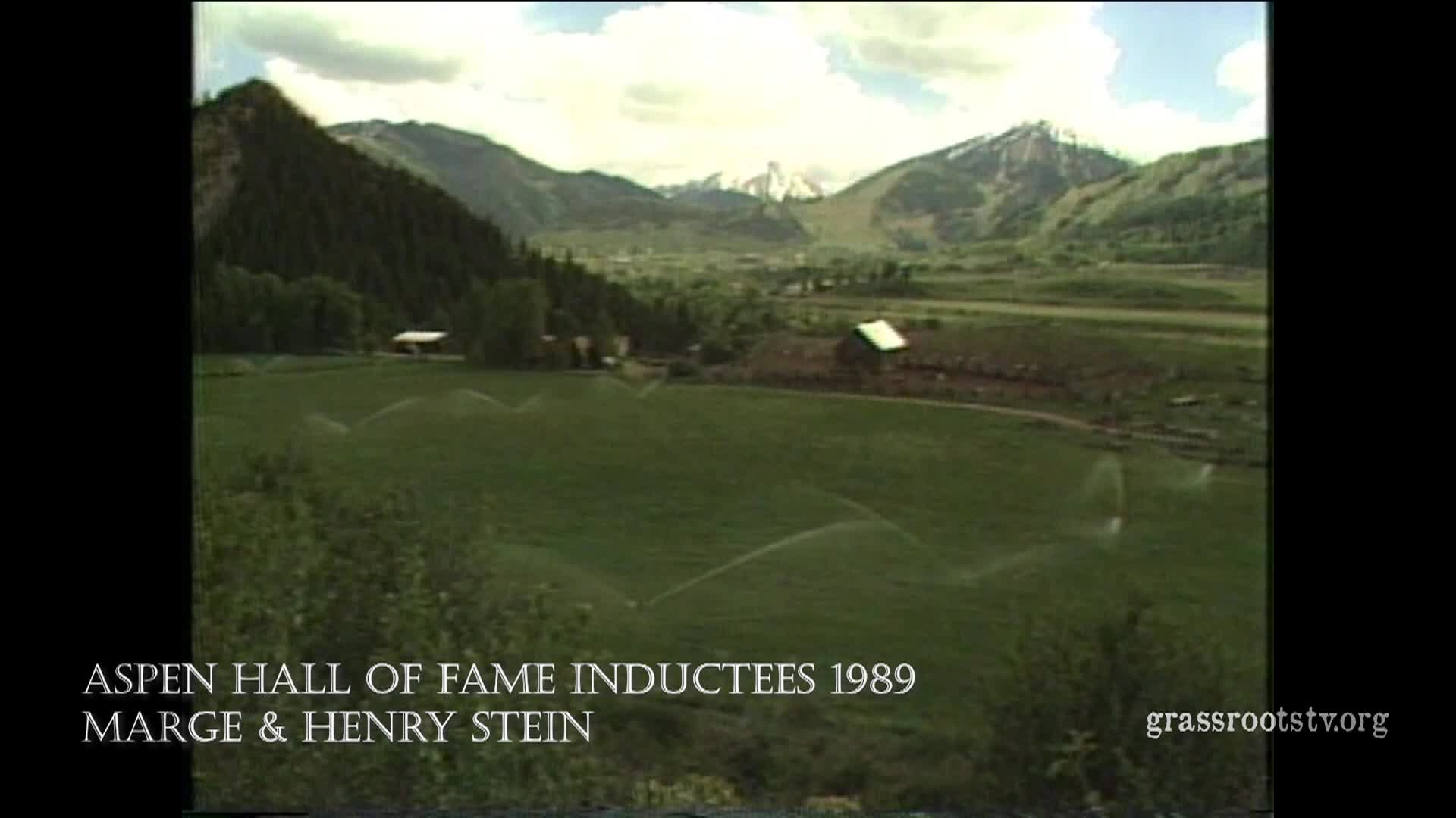 Aspen Hall of Fame Inductees 1989: Marge & Henry Stein