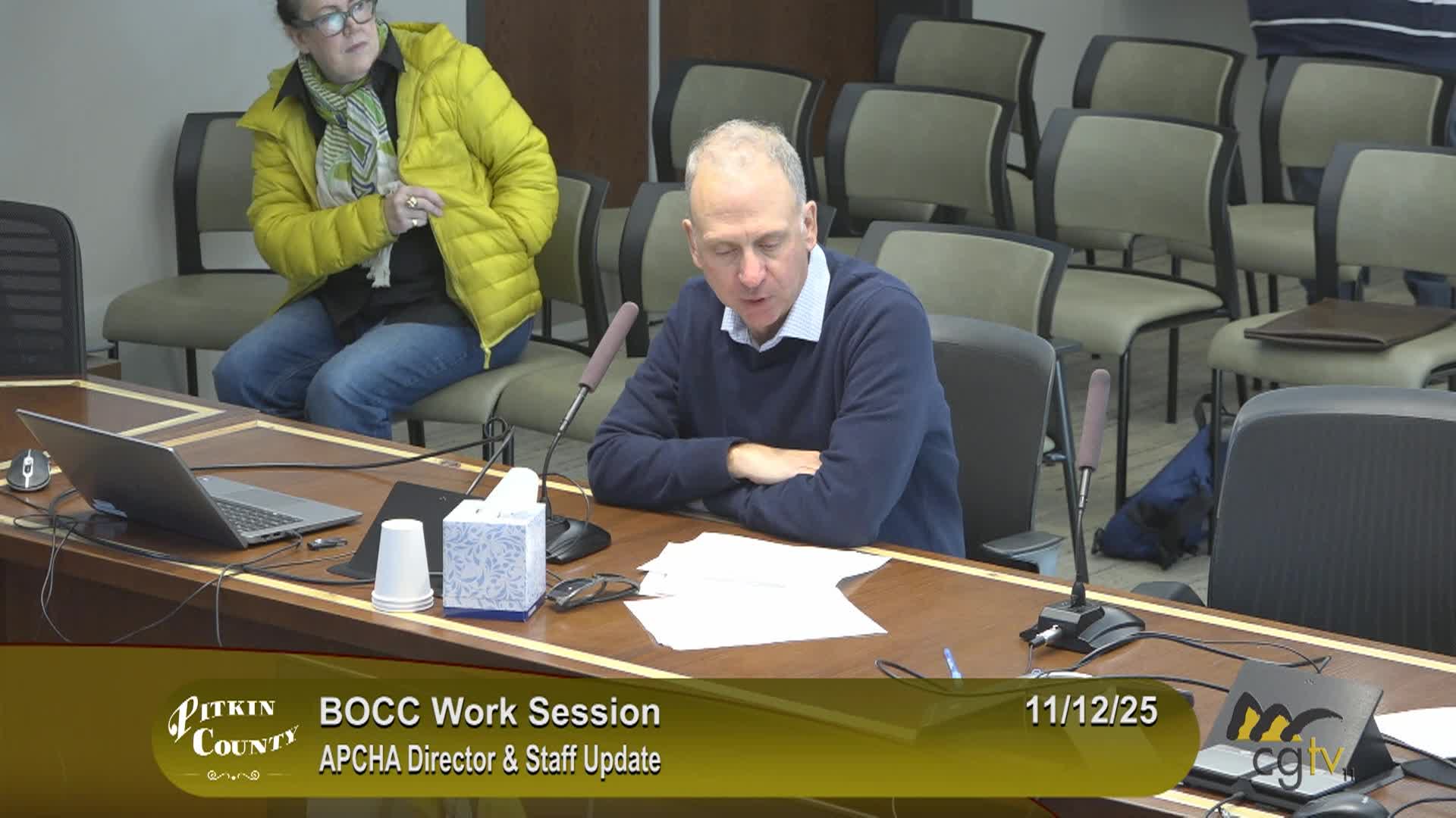 Pitkin County BoCC Work Session 11/12/25