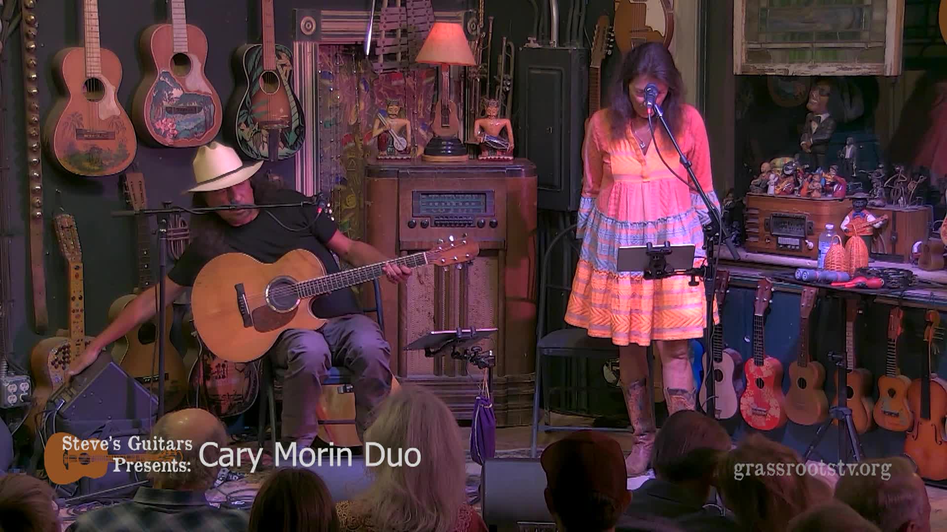 Thumbnail image for Steve's Guitars "LIVE! on Location, with the Cary Morin Duo"