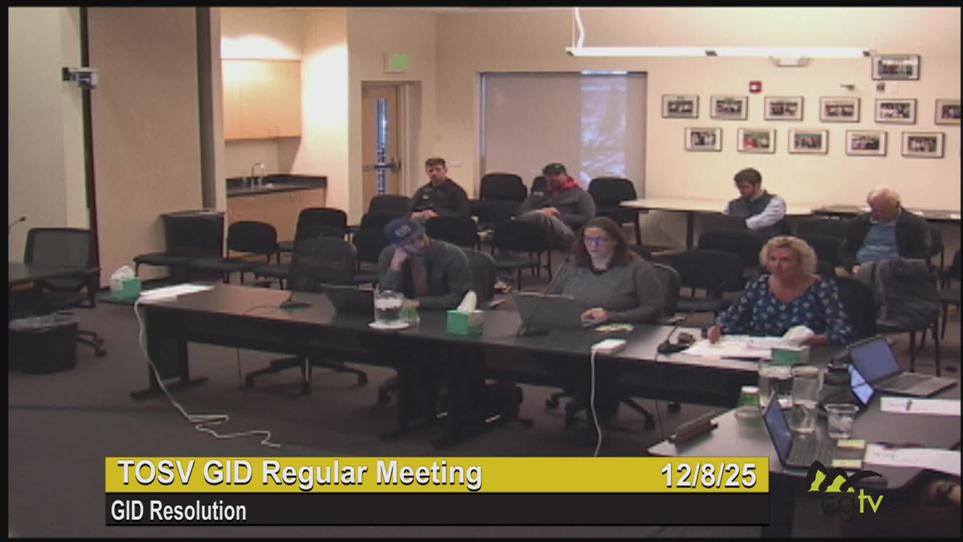 Town of Snowmass Village GID & Regular Meeting 11/8/25