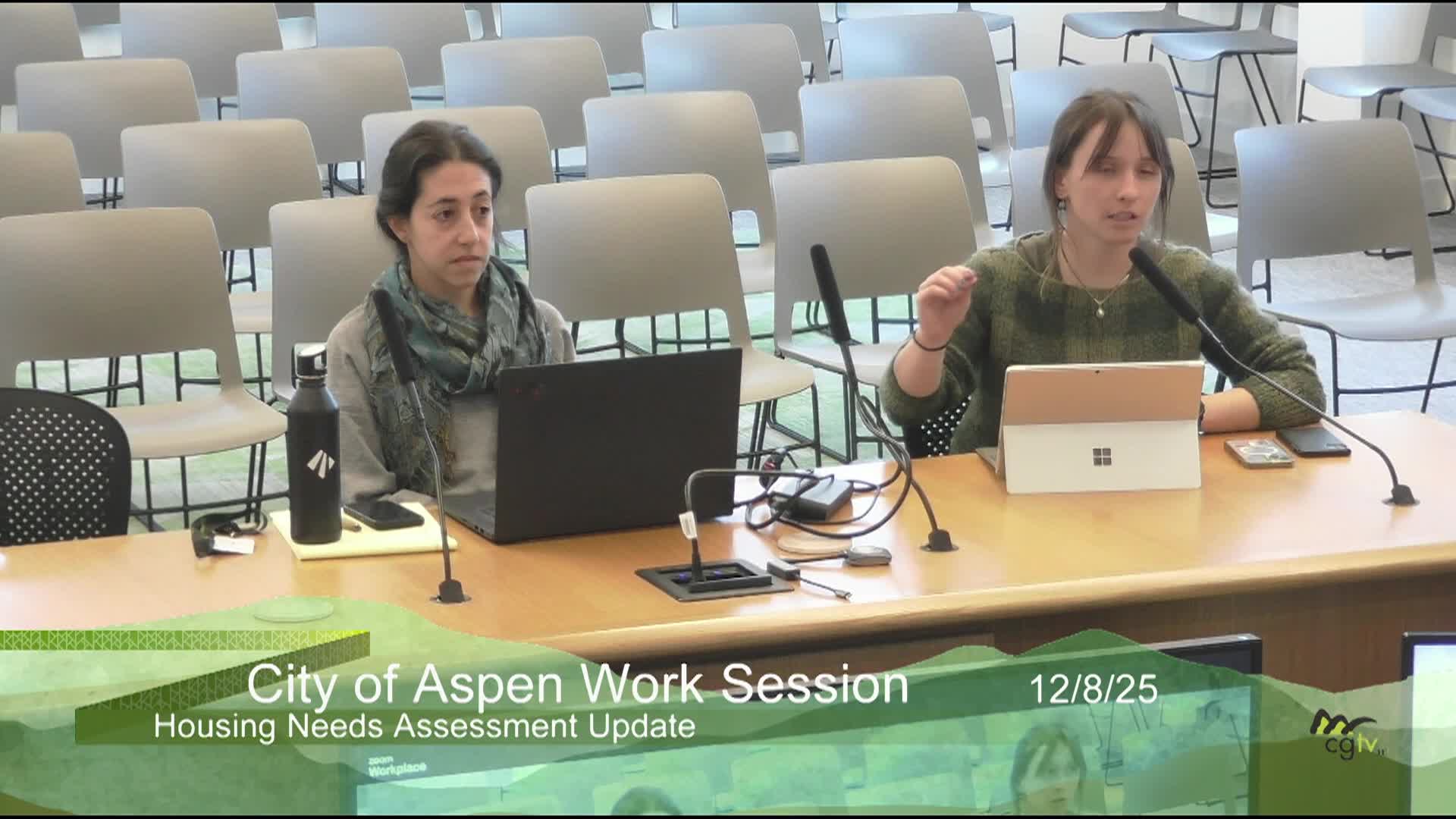 Aspen City Council Work Session 12/8/25