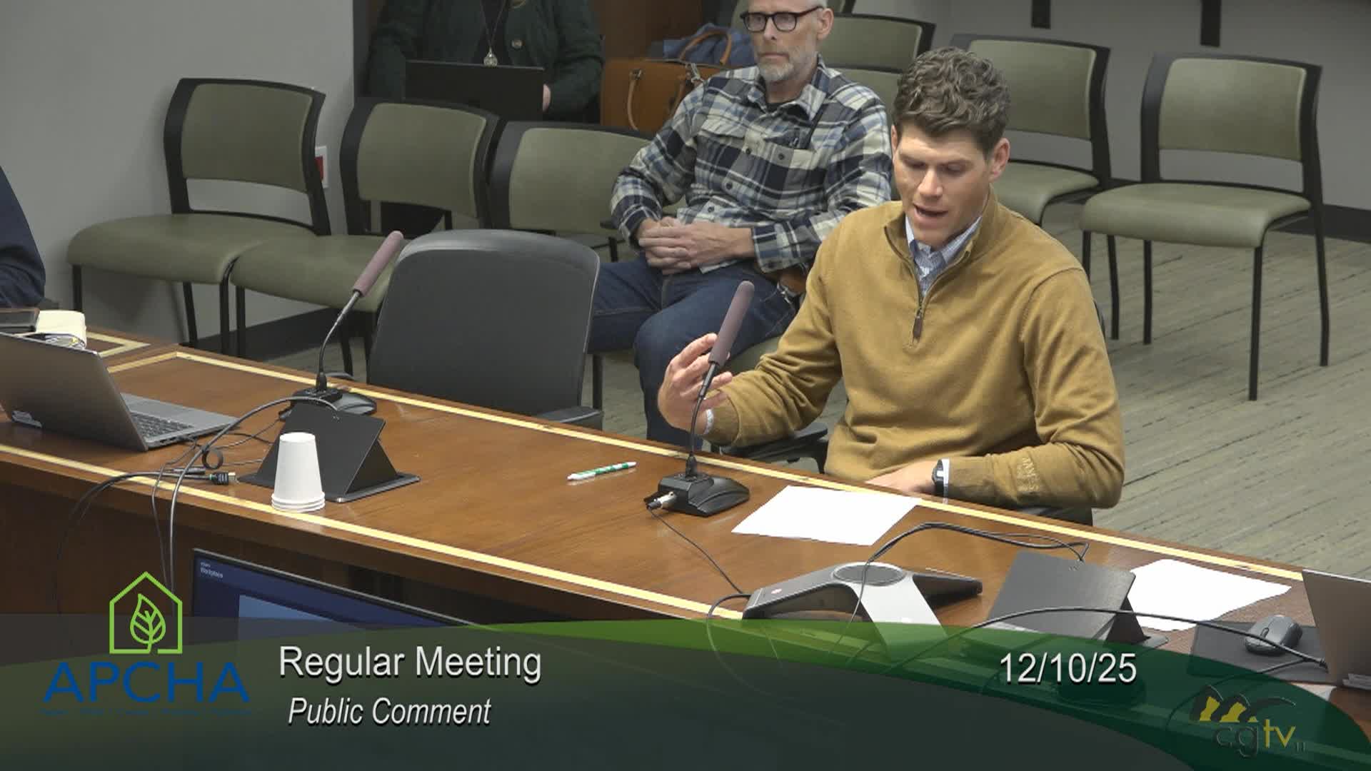 Aspen Pitkin County Housing Authority: A.P.C.H.A. Regular Meeting 12/10/25