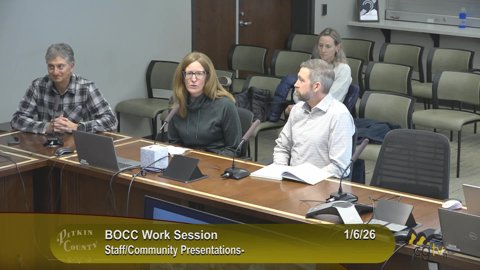 Pitkin County BoCC Work Session 1/6/25