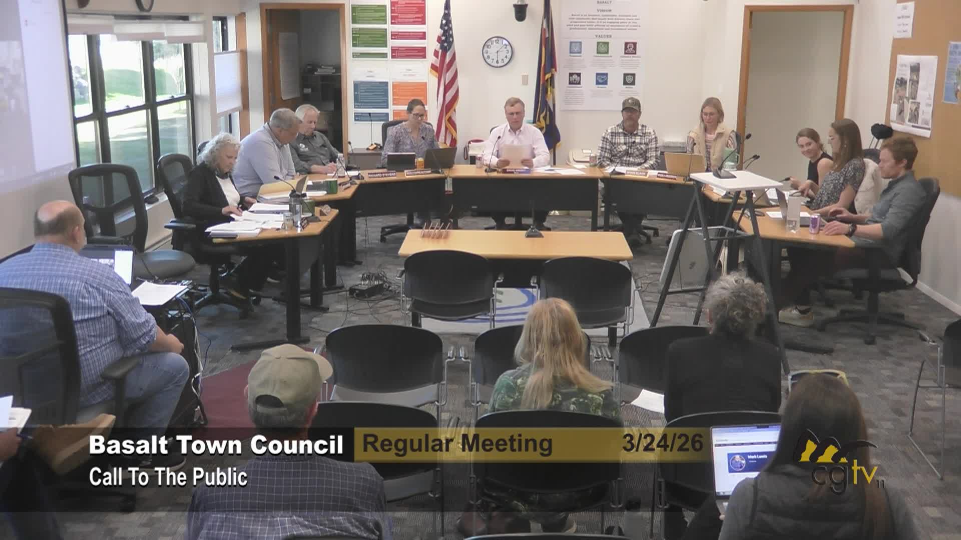 Thumbnail image for Basalt Town Council Work Session & Regular Meeting 3/24/26