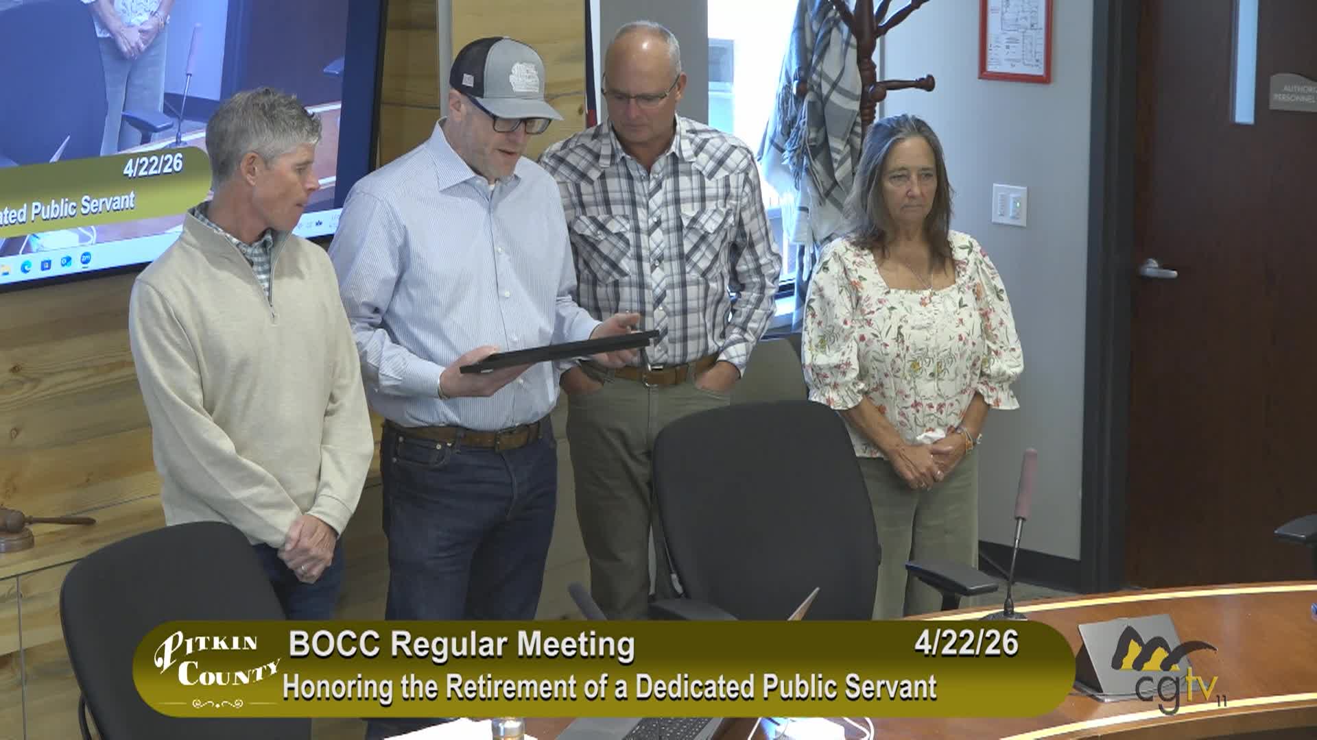 Thumbnail image for Pitkin County BoCC Regular Meeting 4/22/26