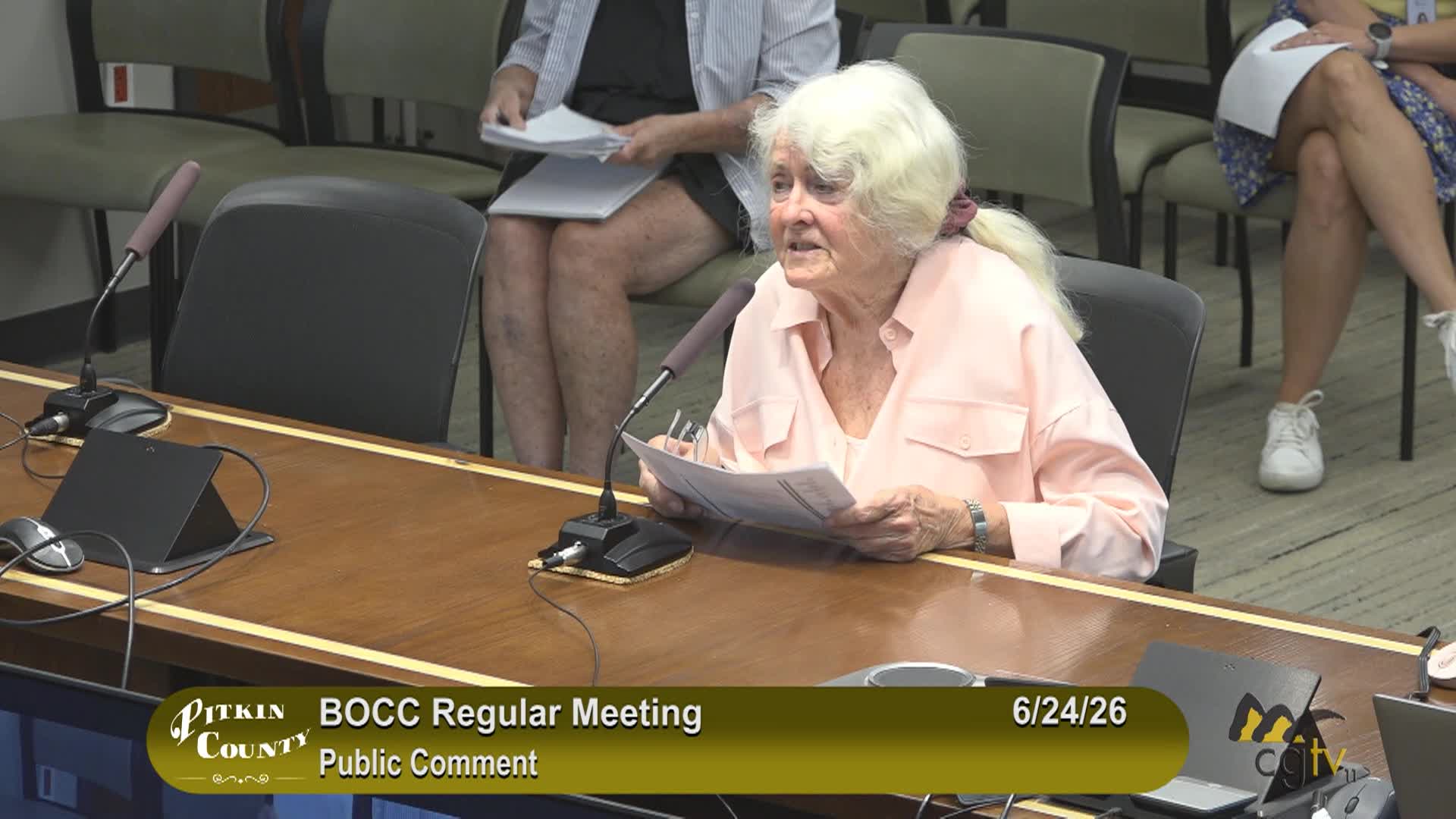 Thumbnail image for Pitkin County BoCC Regular Meeting 6/24/26