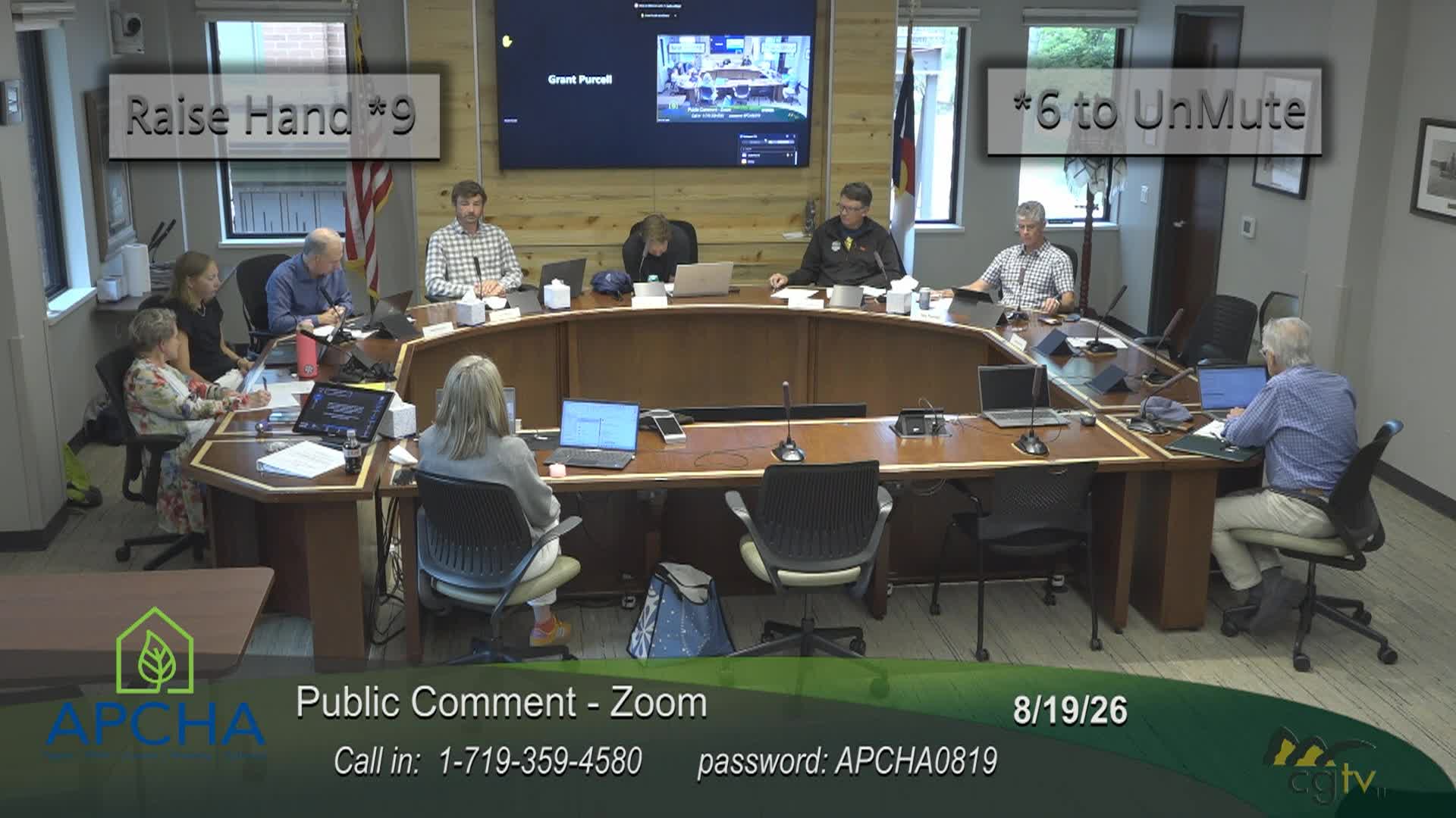 Thumbnail image for Aspen Pitkin County Housing Authority: A.P.C.H.A. Regular Meeting 8/19/26