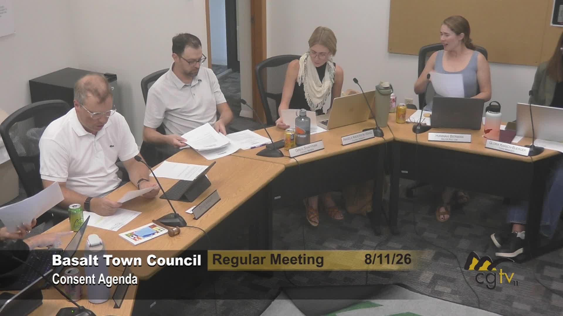 Thumbnail image for Basalt Town Council Regular Meeting 8/11/26