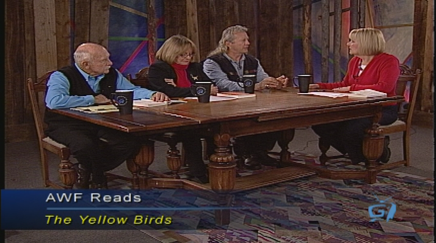 Thumbnail image for AWF Reads - 'The Yellow Birds' with Jeannie Walla, Mark Billingsley, Terra Vestrand, and Col. Dick Merritt