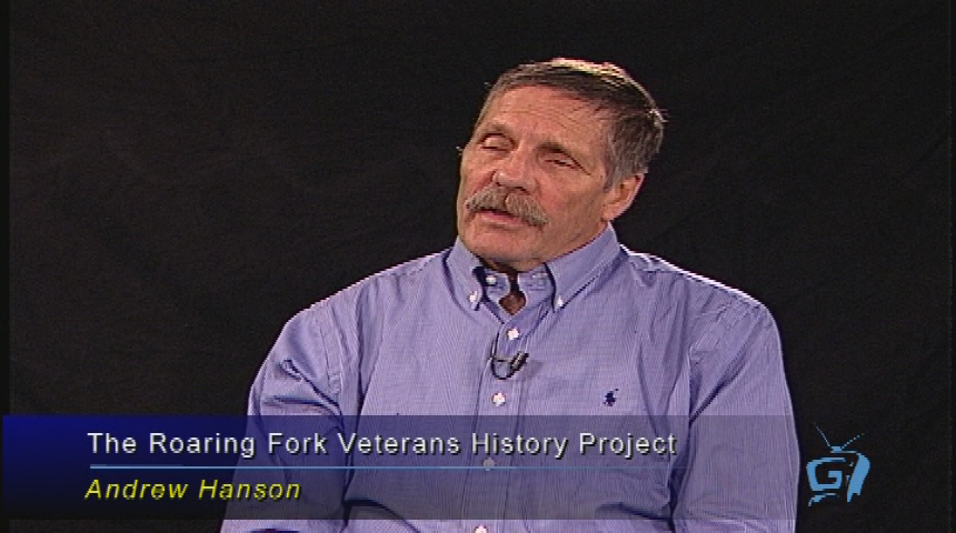 The Roaring Fork Veterans History Project in Association with the Library of Congress and Aspen Historical Society presents:  Andrew Hanson, U.S. Navy Radioman 3rd Class Cold War, 1955-1958