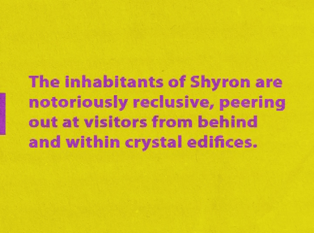 'Life on Shyron'  by Andrew Negrey and Luke Meeken (Requested by Rye Zupancis)