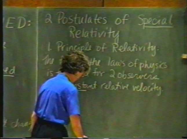 The Aspen Center for Physics presents 'Space and Time are Relative' with Bernice Durand August 12th, 1997