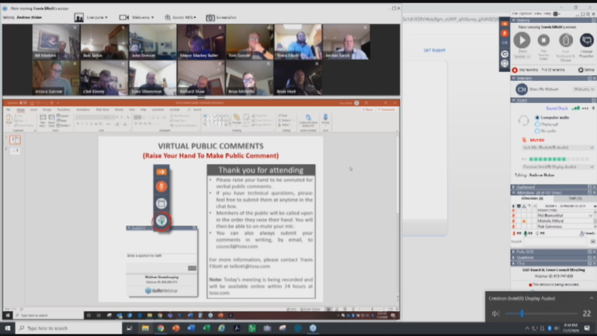 Thumbnail image for Zoom Recording: Town of Snowmass Village Regular Meeting 11/2/2020