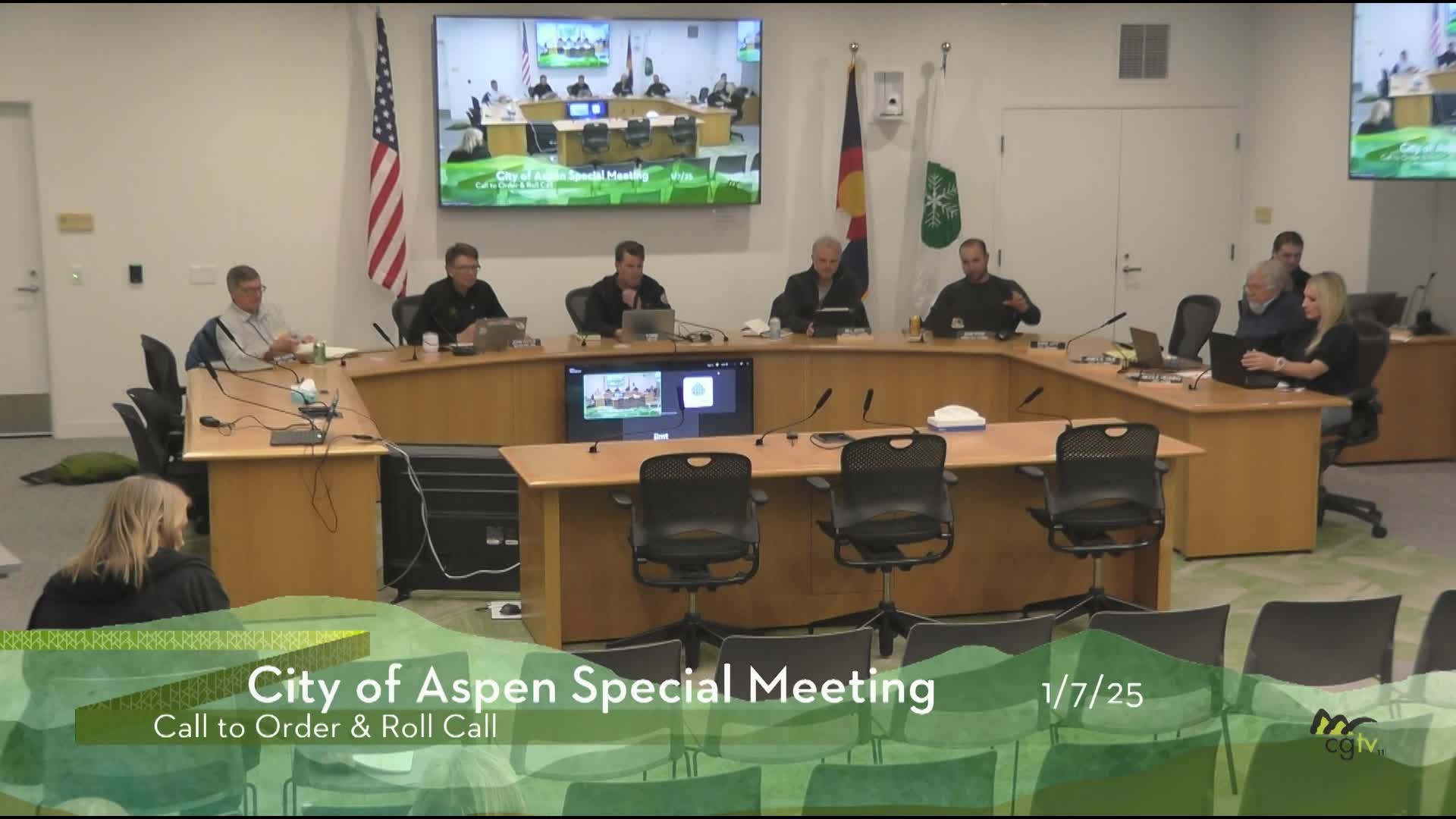 Thumbnail image for Aspen City Council Special Meeting 1/7/25