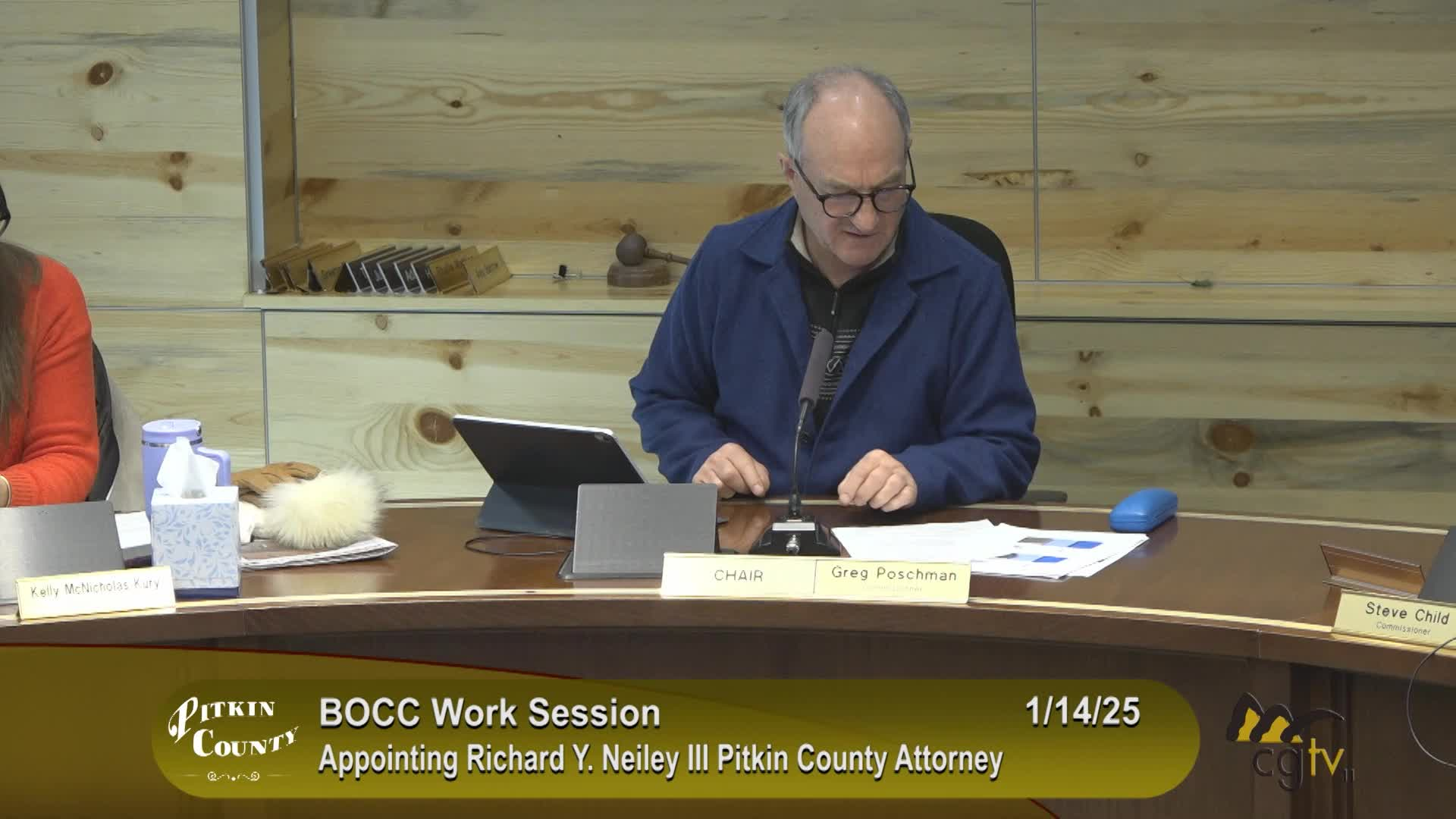 Thumbnail image for Pitkin County BoCC Work Session 1/14/25