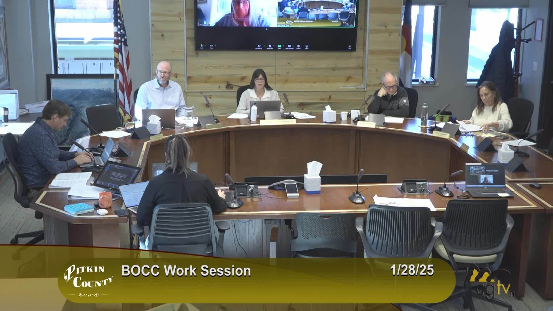 Thumbnail image for Pitkin County BoCC Work Session 1/28/25