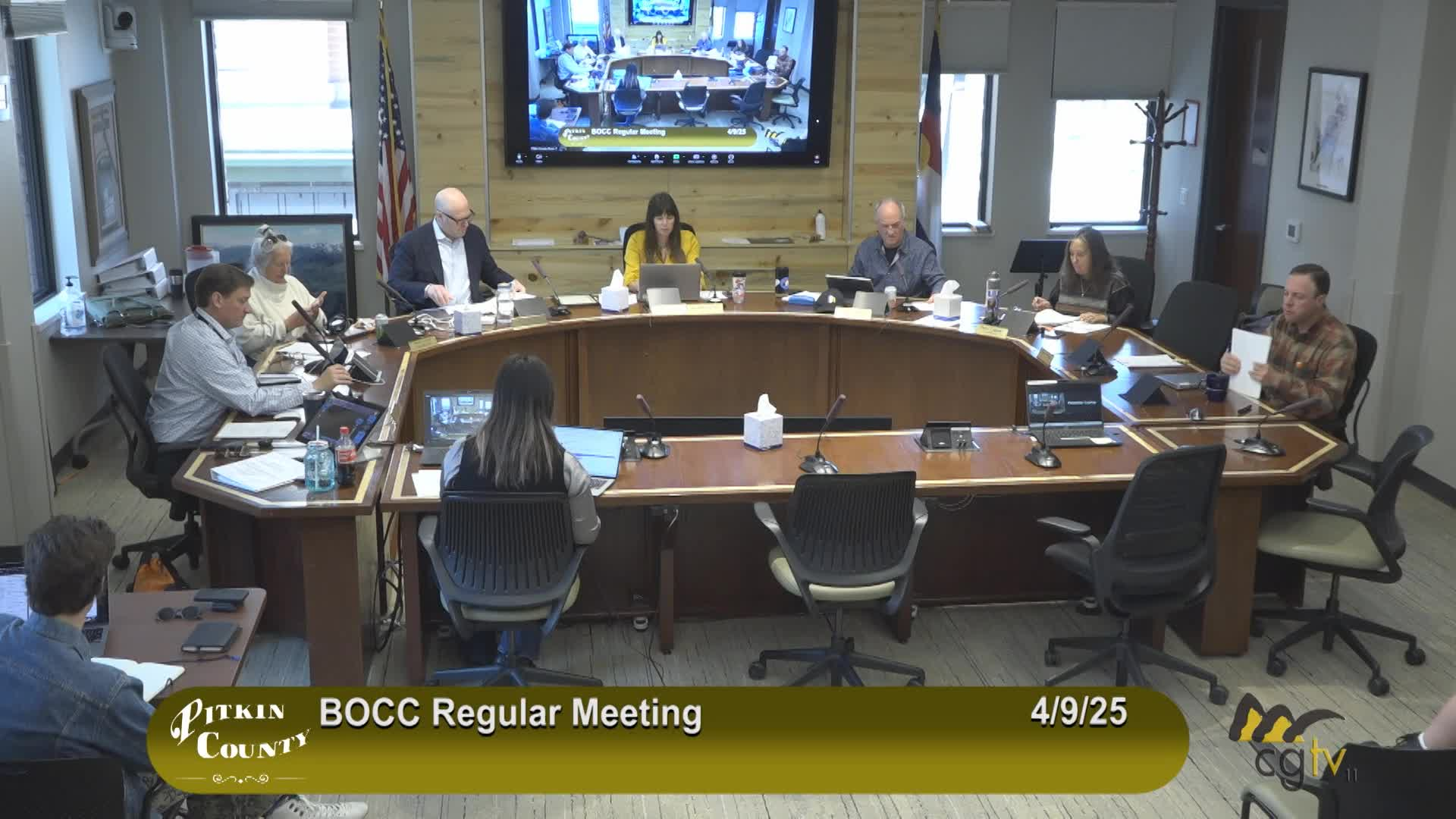 Thumbnail image for Pitkin BoCC County Regular Meeting 4/9/25